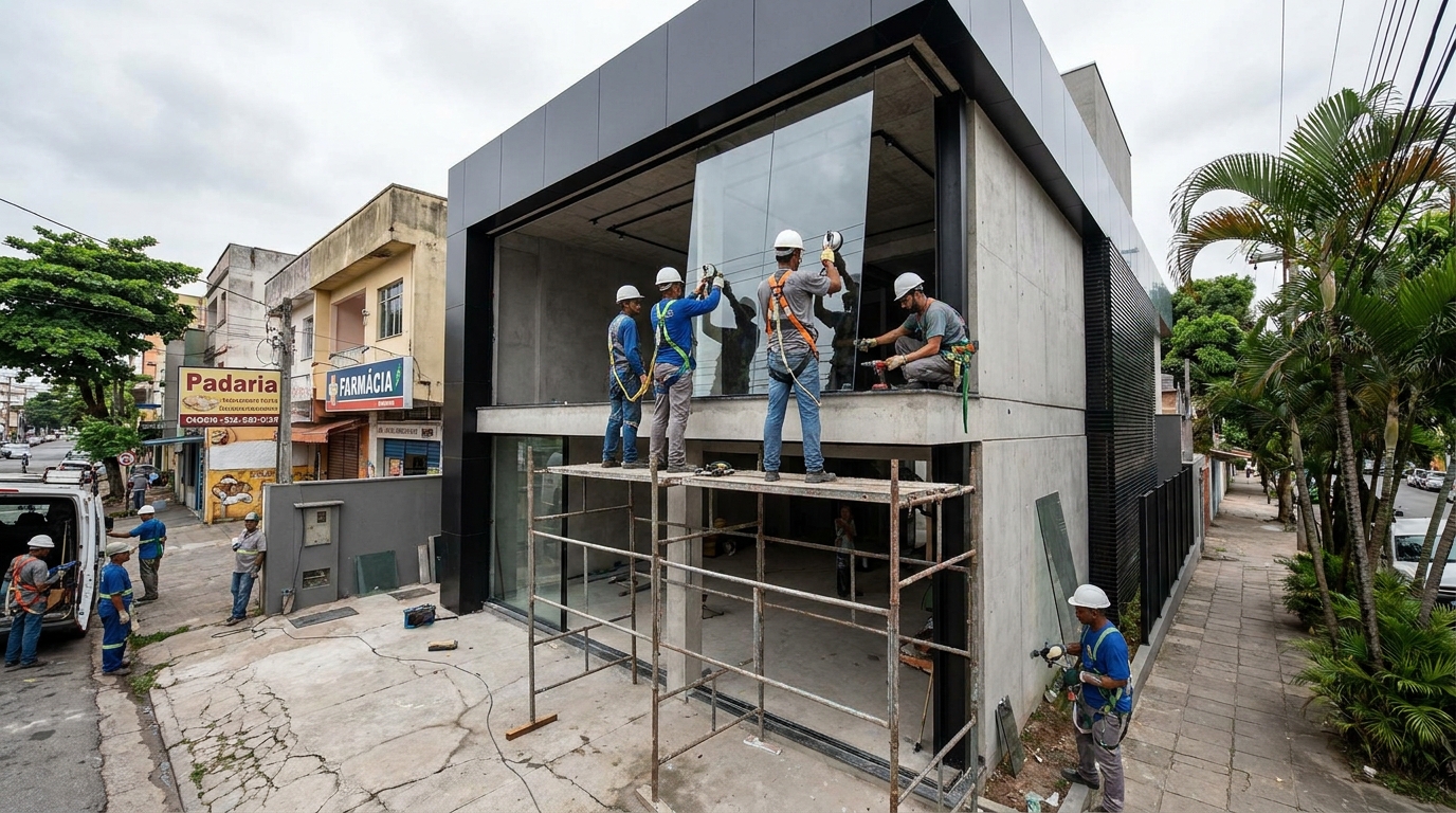 Fachadas para Lojas e Empresas em Santa Maria‑RS