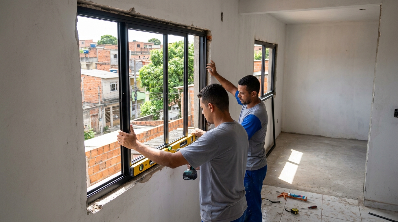 Produção de Portas e Janelas em Santa Maria‑RS